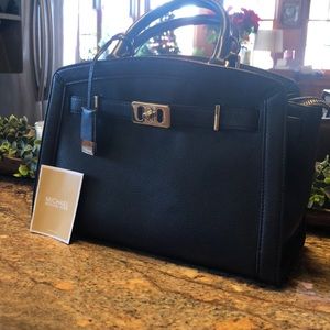 Navy Blue Michael Kors Hand Bag